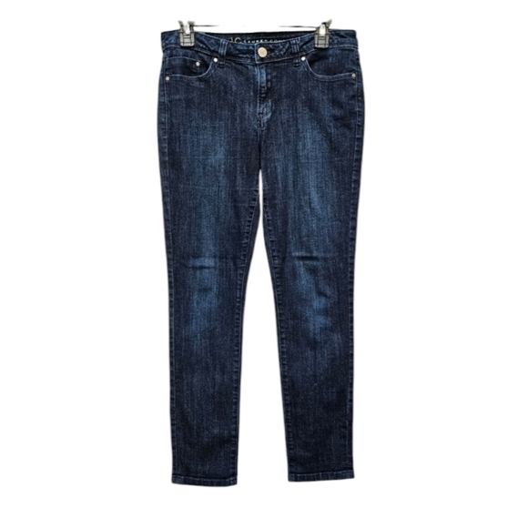 Lauren Conrad Dark Wash Blue Denim Jean 84% Cotton 14% Polyester 2% Spandex Sz 8 - Picture 1 of 6